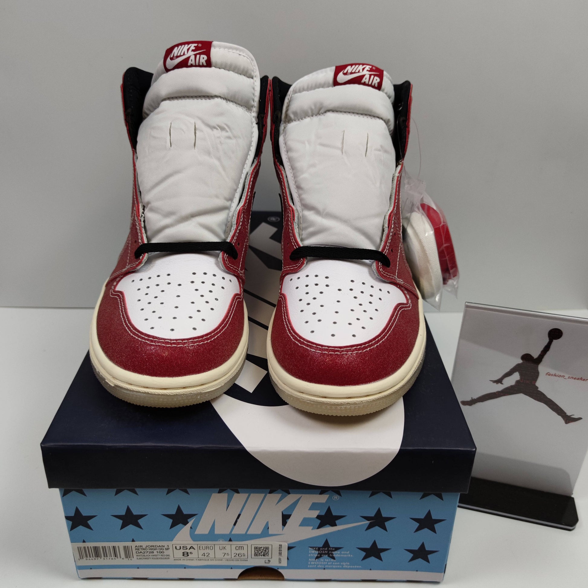 Trophy Room x Air Jordan 1 Retro High OG "Freeze Out" DA2728-100 - Fashion Sneaker1818