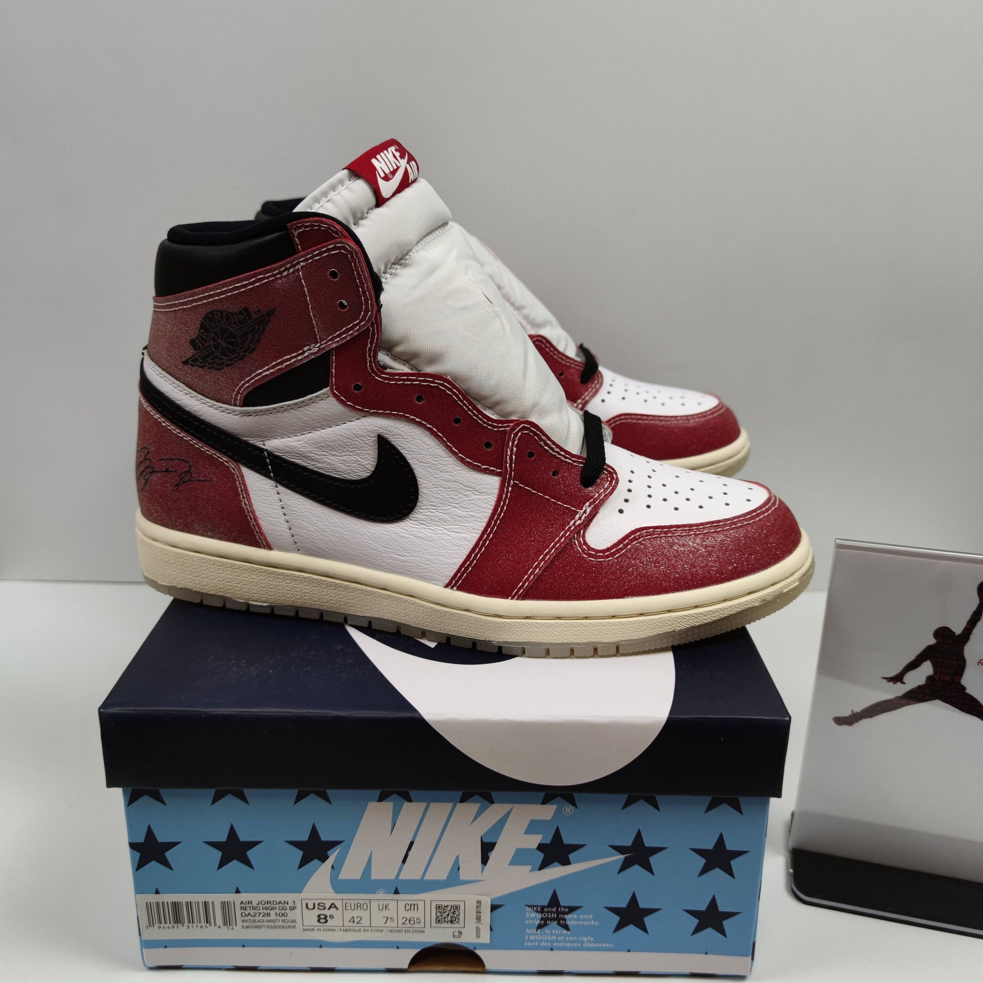 Trophy Room x Air Jordan 1 Retro High OG "Freeze Out" DA2728-100 - Fashion Sneaker1818