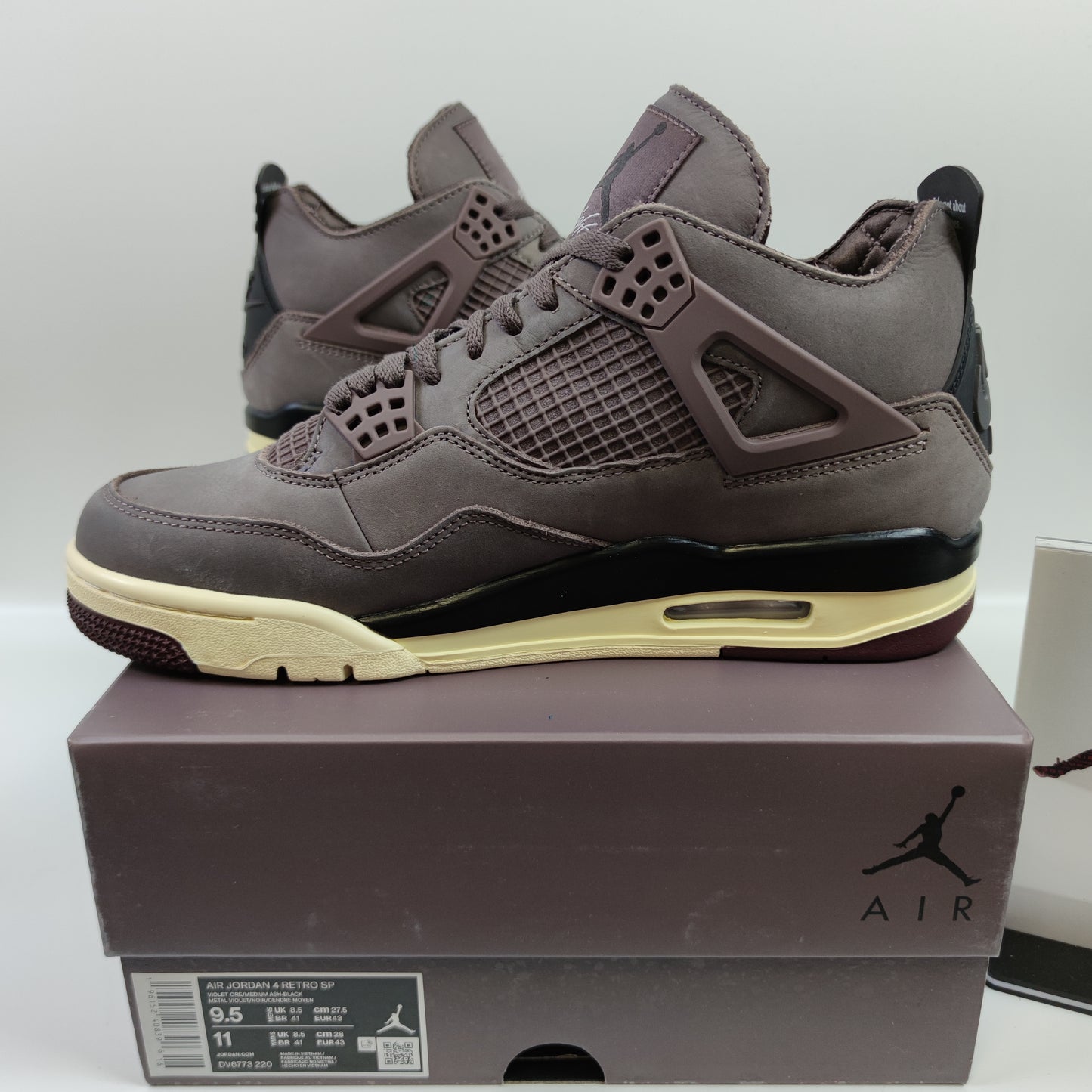 A Ma Maniére x Air Jordan 4 Retro "Violet Ore" DV6773-220 - Fashion Sneaker1818