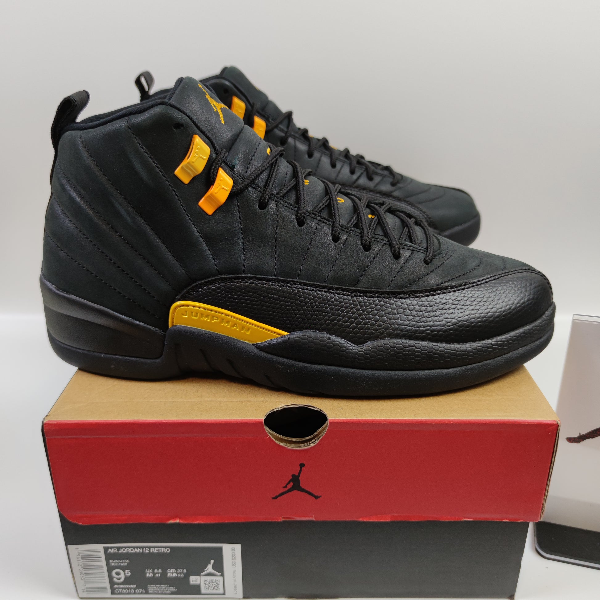 Air Jordan 12 Retro "Black Taxi" CT8013-071 - Fashion Sneaker1818