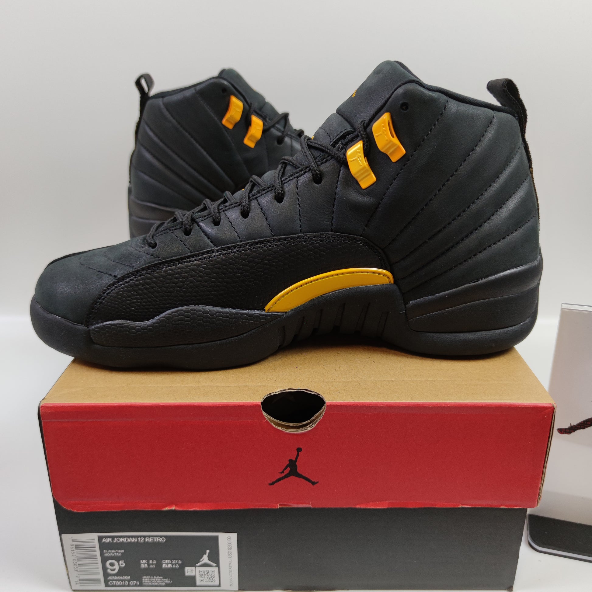 Air Jordan 12 Retro "Black Taxi" CT8013-071 - Fashion Sneaker1818