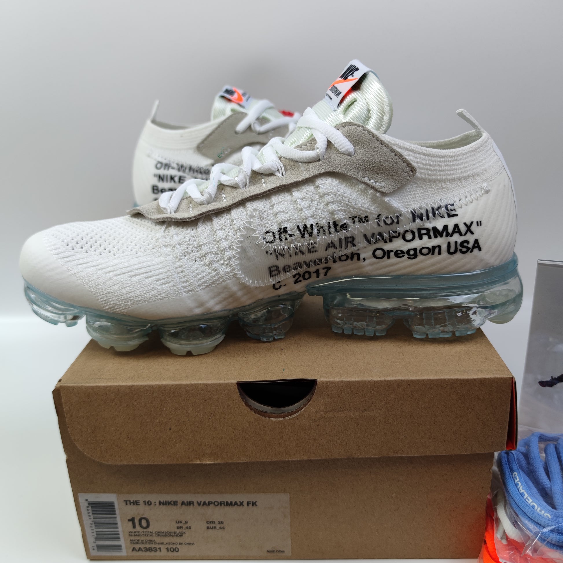 Off-White x Nike Air VaporMax White The Ten AA3831-100 - Fashion Sneaker1818