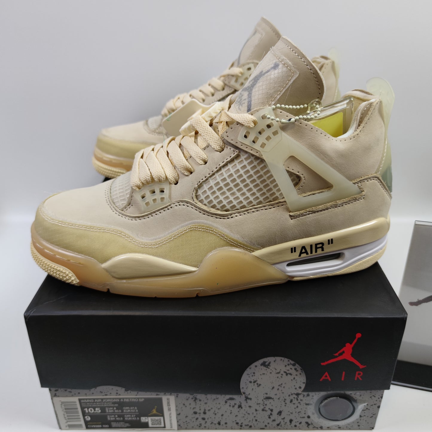 Off-White x Air Jordan 4 "Sail" CV9388-100 - Fashion Sneaker1818